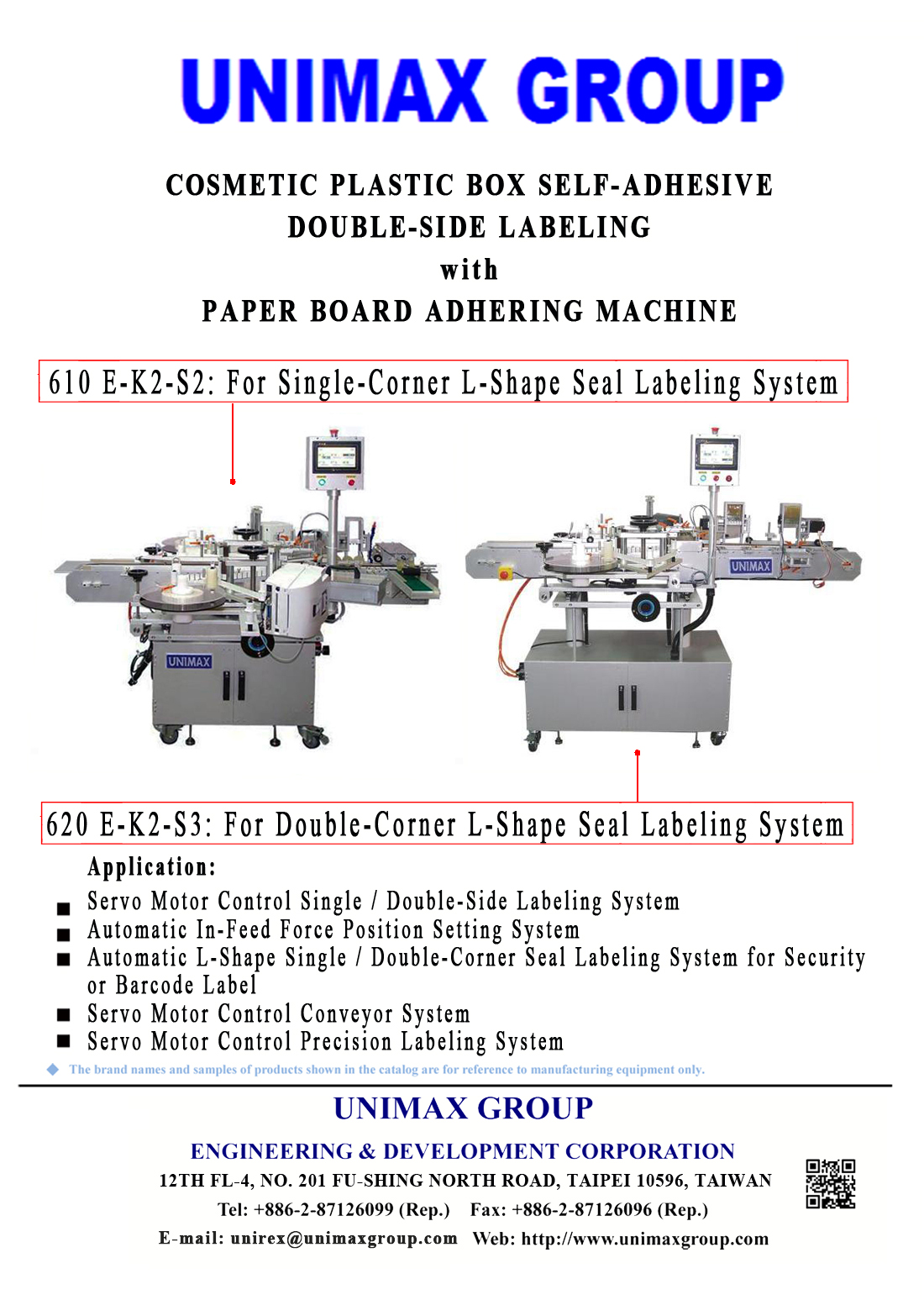 Single / Double-Side Labeling Machine with Corner L-Shape Seal Labeling System for Barcod or Security Label